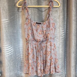 Floral Print Romper